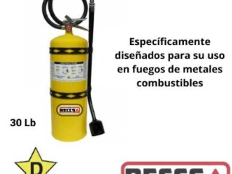 Extintor Tipo D México