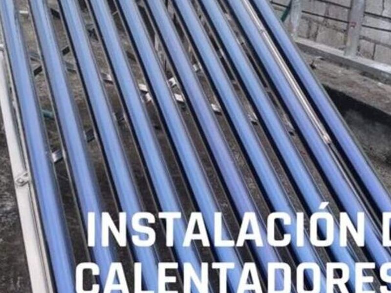 Instalación calentadores solares México