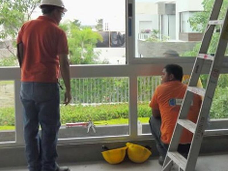 Diseño instalación ventanas aluminio México