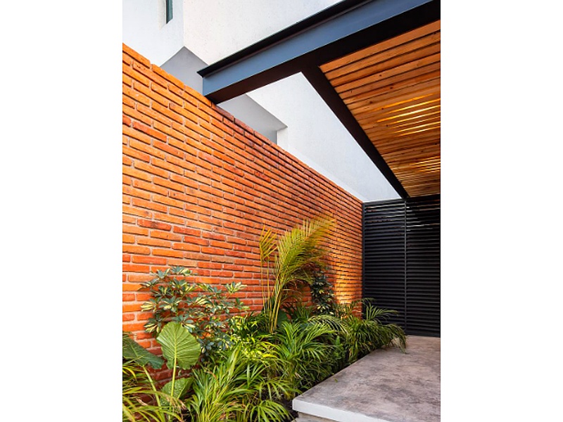 LADRILLO NARANJA RECTANGULAR PARA EXTERIOR MEXICO