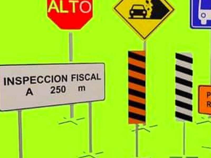 Señaletica vial Mexico