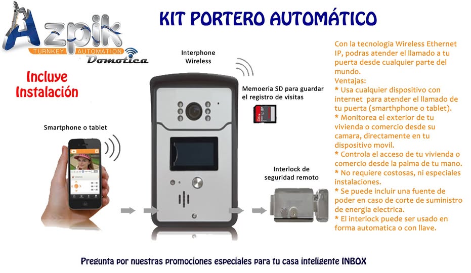 KIT PORTERO AUTOMÁTICO