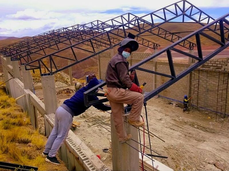 Instalación estructuras Mérida