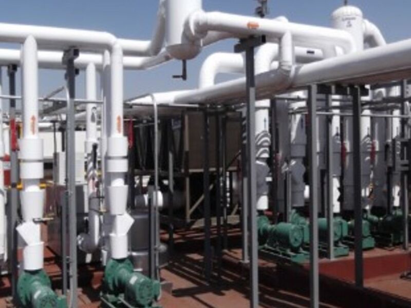 Sistema de agua caliente en Coahuila