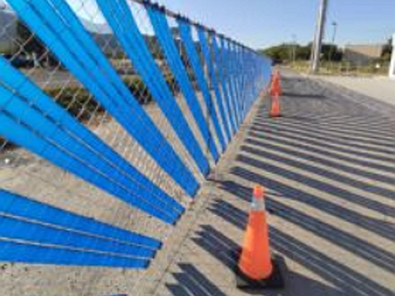 Malla Cinta Seguridad Azul México
