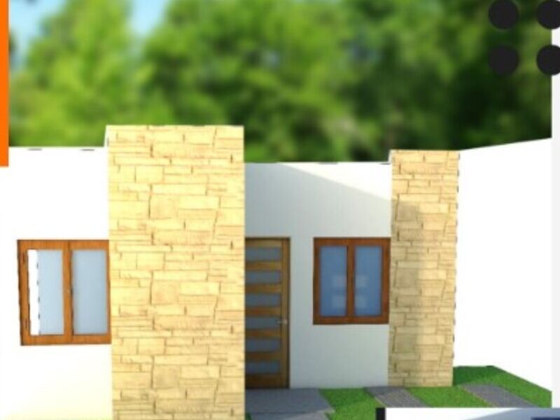 Construccion vivienda modelo Macuili Mexico