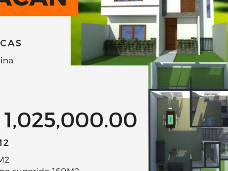 Construccion vivienda modelo Guayacan Mexico