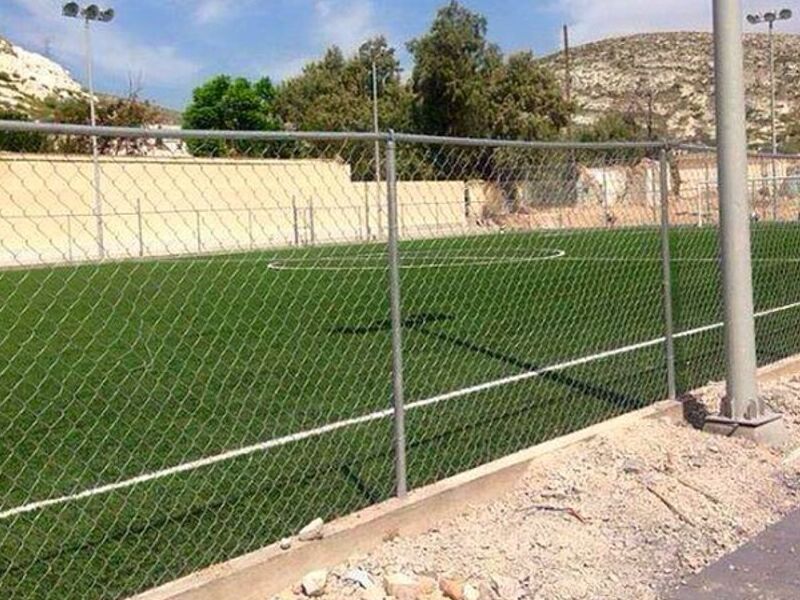 Construcción cancha sintética Torreón