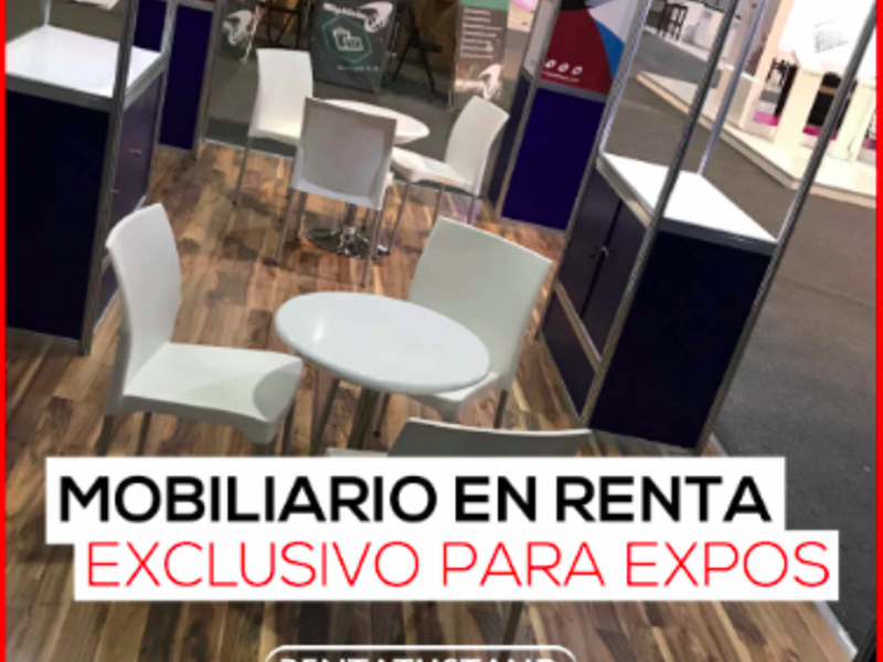 Mobiliario Renta para Stands México