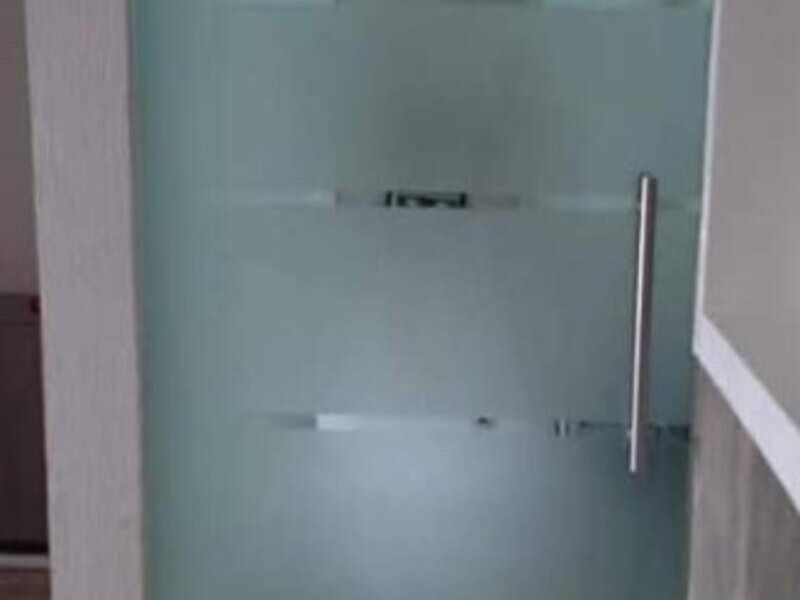 Puerta vidrio templado Tenancingo