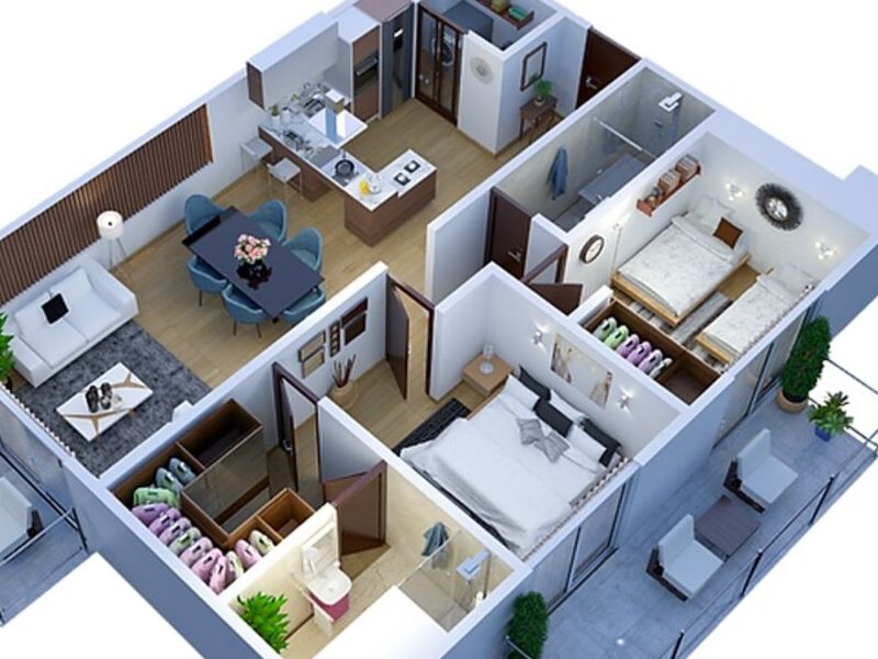 Departamentos 90 m2 Mexico