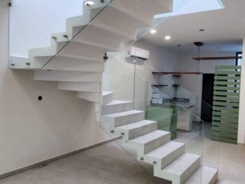 Barandal vidrio templado CDMX