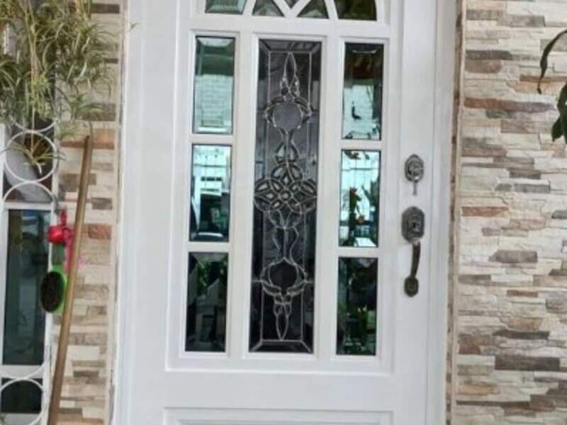 Puerta aluminio blanco Tultepec