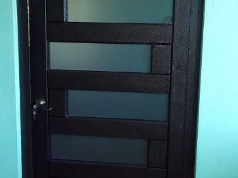 Puerta de aluminio negro México