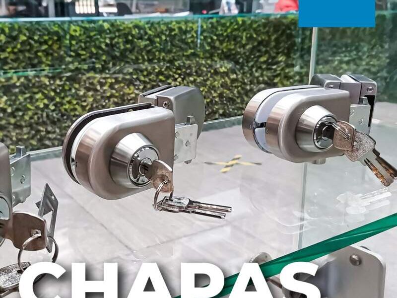 chapas vidrio templado México