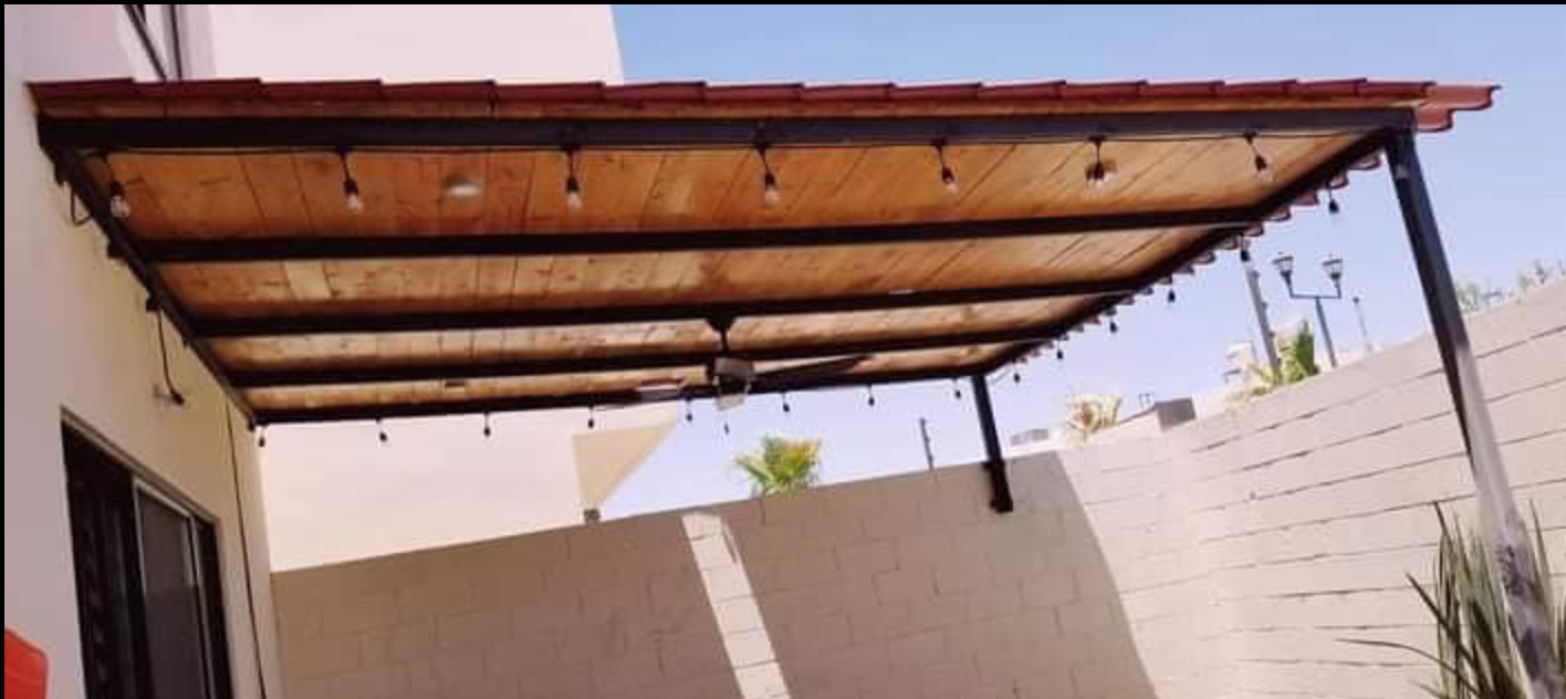 Pérgola en madera México 