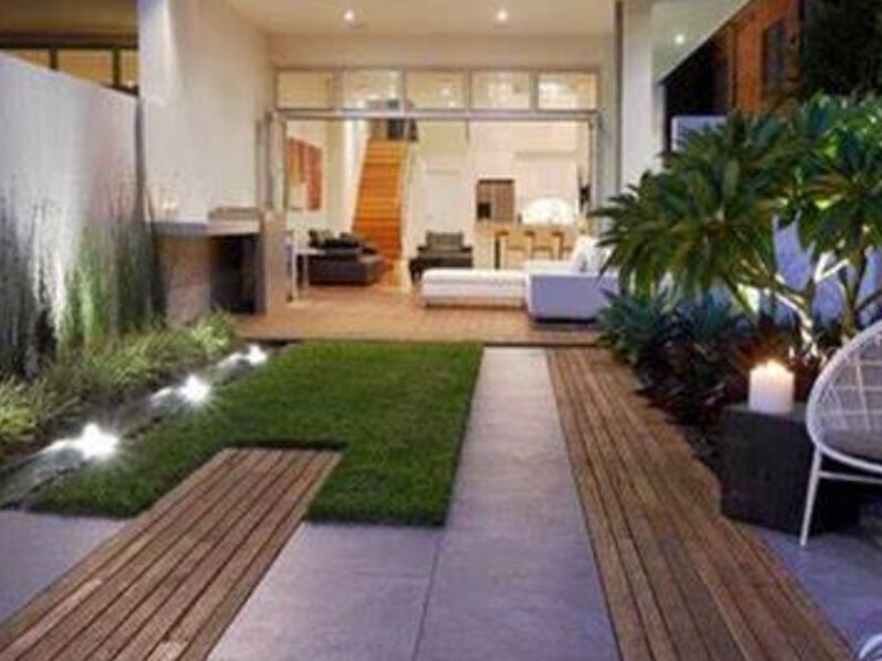 Diseño Jardín Minimalista Moderna México