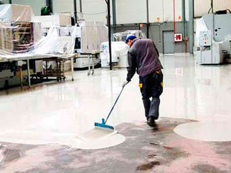Lavado pisos naves industriales México 