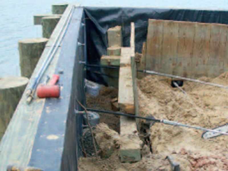 Construcción muro marino Manzanillo