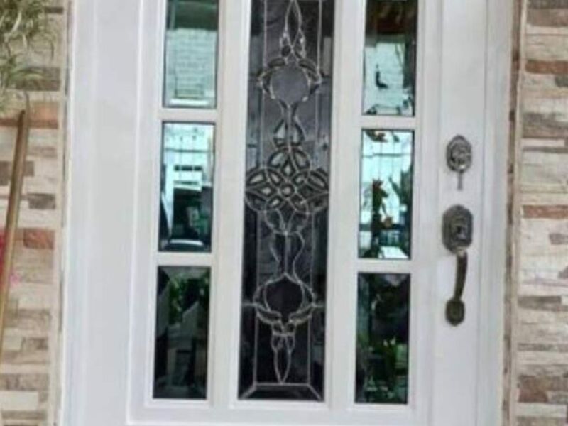 Puerta aluminio blanco Tultepec	