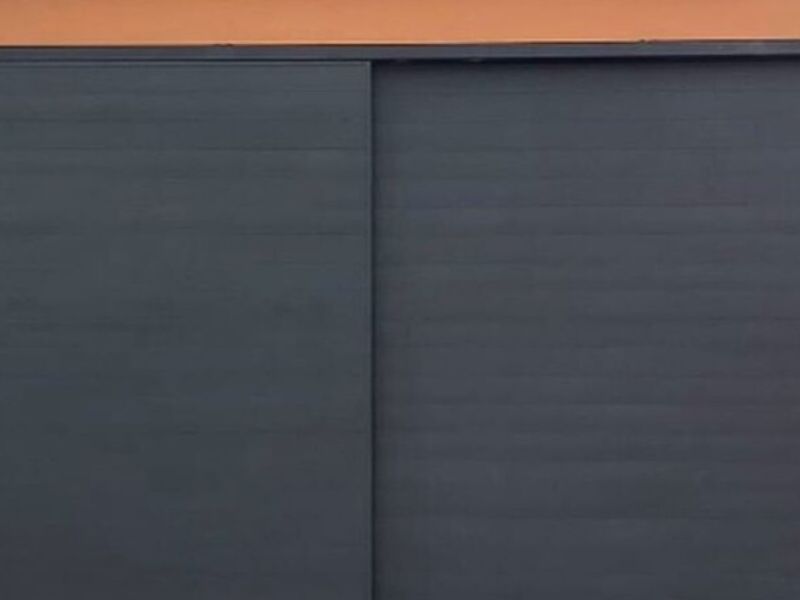 Puerta aluminio Negro	