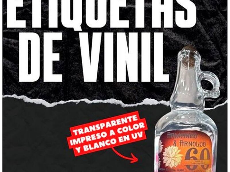 Etiquetas vinil Mexico