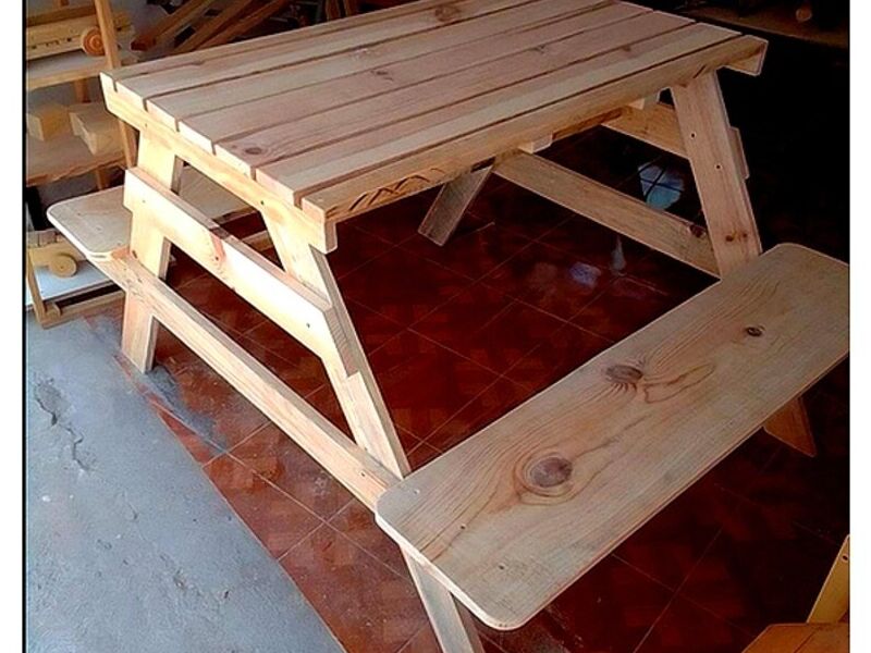 Mesa Madera Pino CDMX