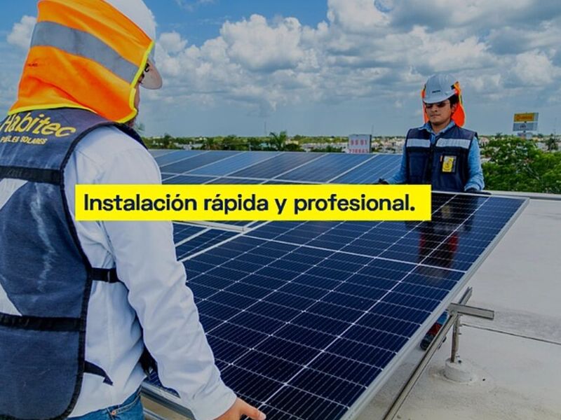 Instalación profesional panel solar México