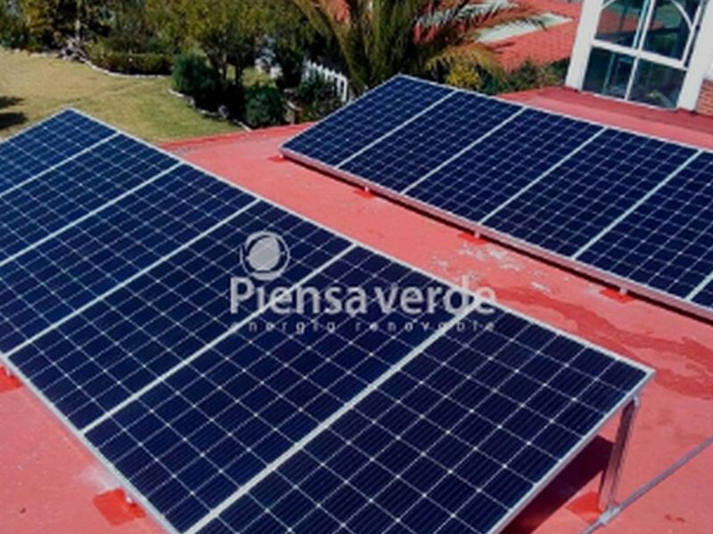 Instalación 7 paneles solares México