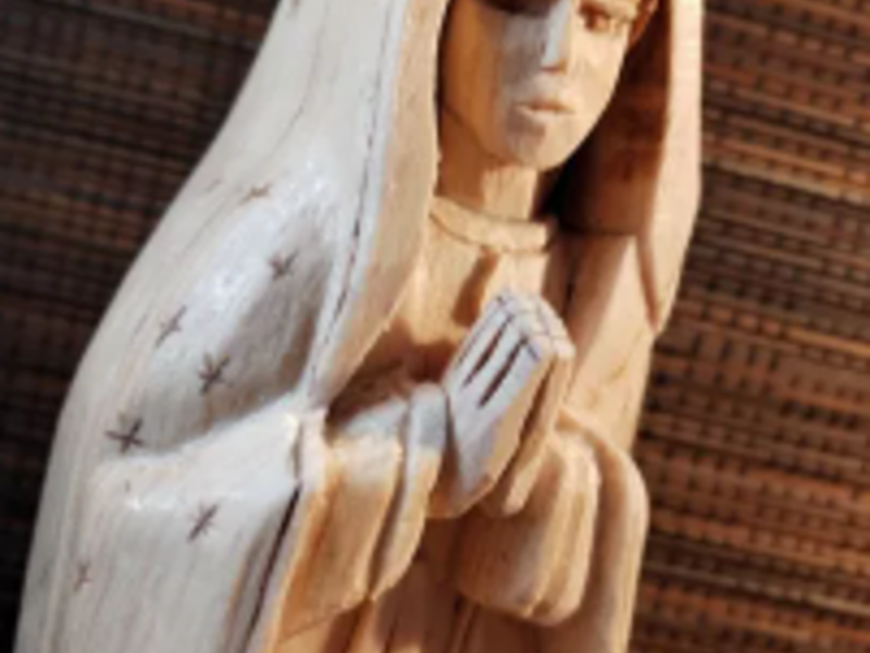 Estatua virgen Puebla