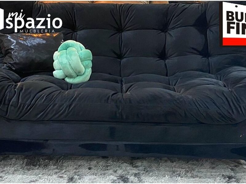 SOFA CAMA NEGRO CDMX