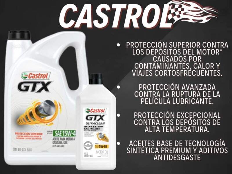 Aceite Castrol GTX México