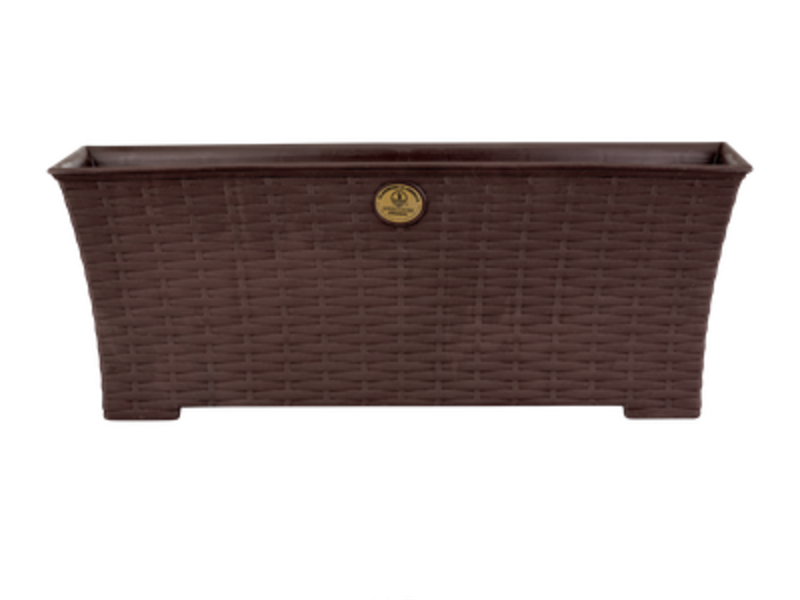 Jardinera Rattan chocolate Mexico