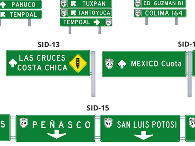 Señales de información de destino