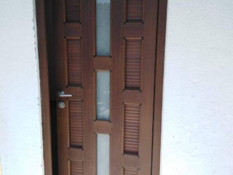 Puerta Aluminio Tipo madera México