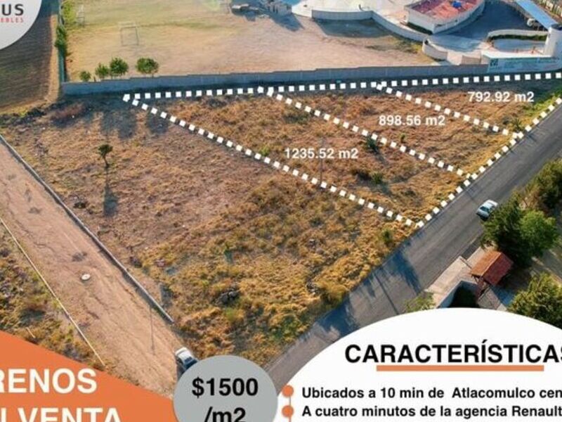 Venta terrenos Atlacomulco