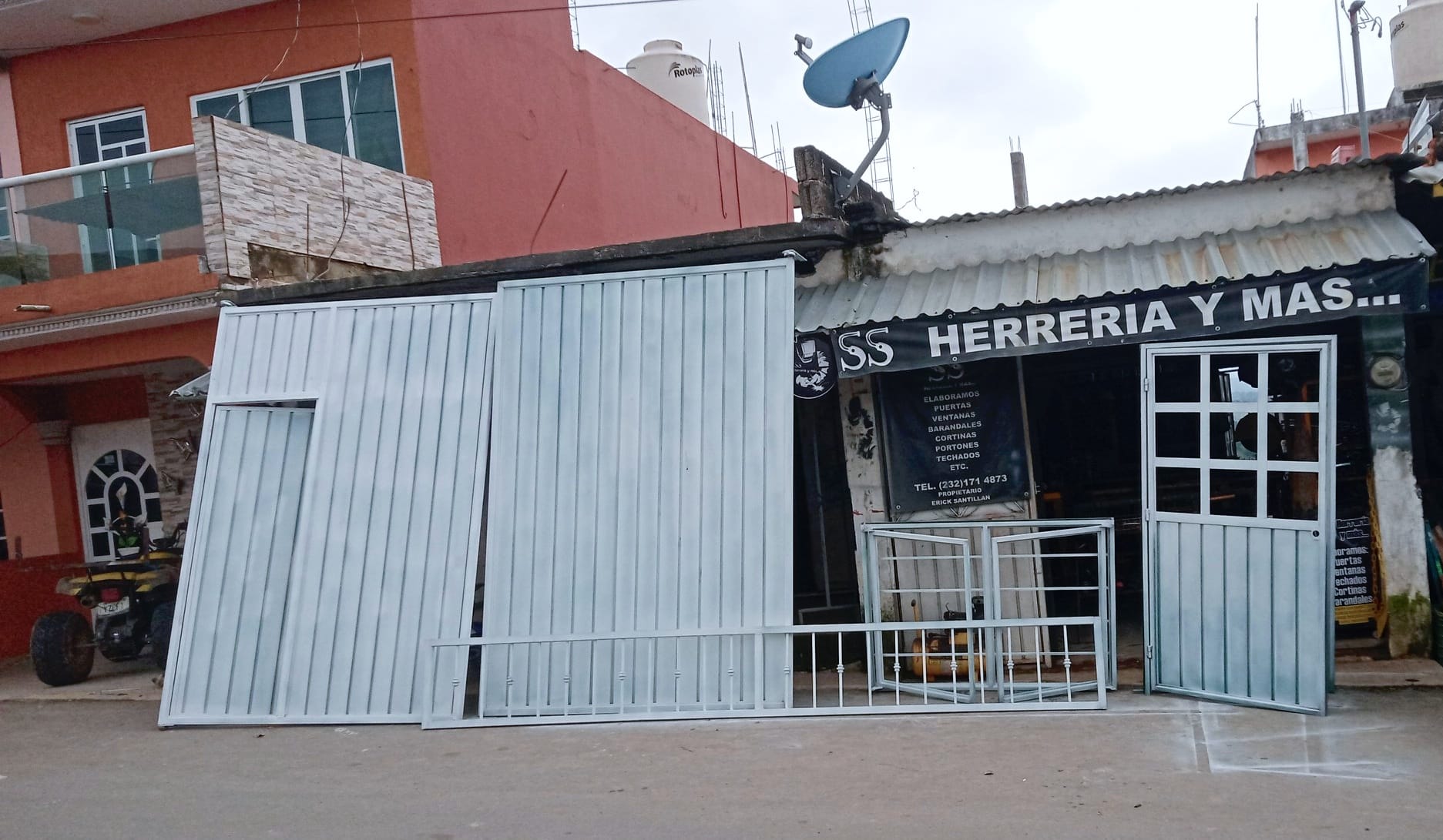 Fabricacion de portones de aluminio, Mexico