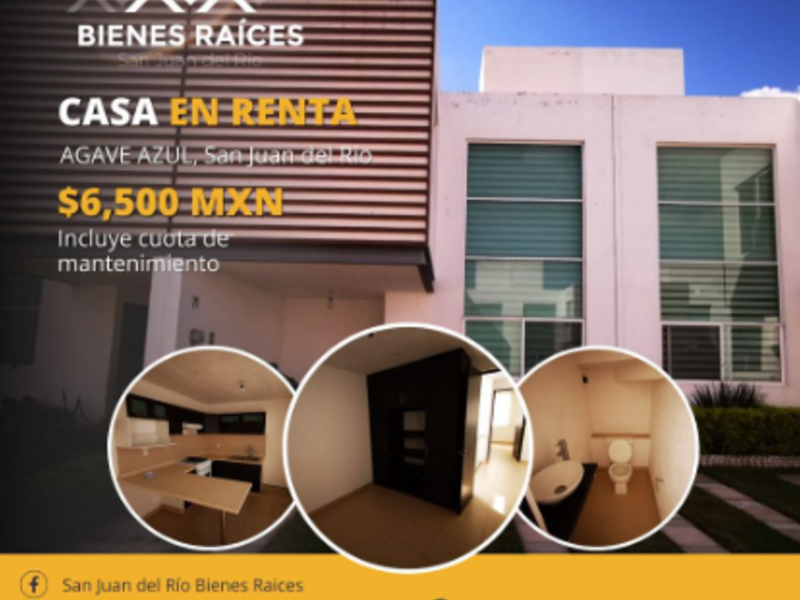 Casa Renta AA San Juan del Rio