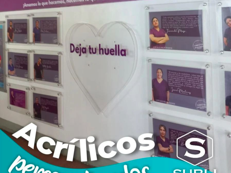 Acrílicos Personalizados México 