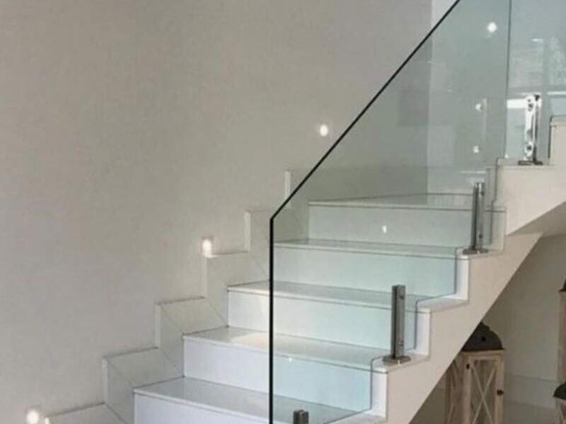 Barandal cristal templado Texcoco