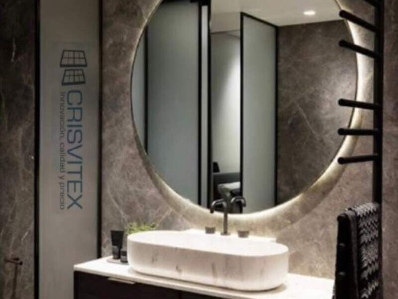 Espejo circular baño México