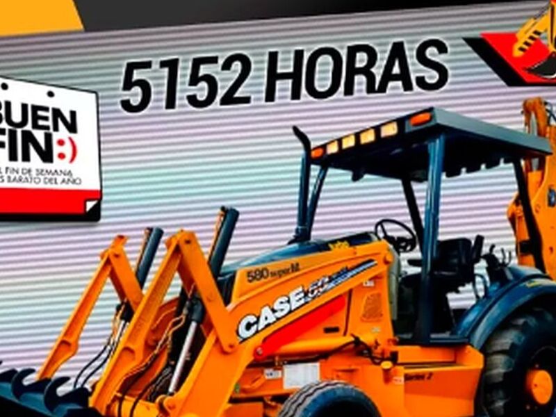 Retroexcavadora CASE 580  México 