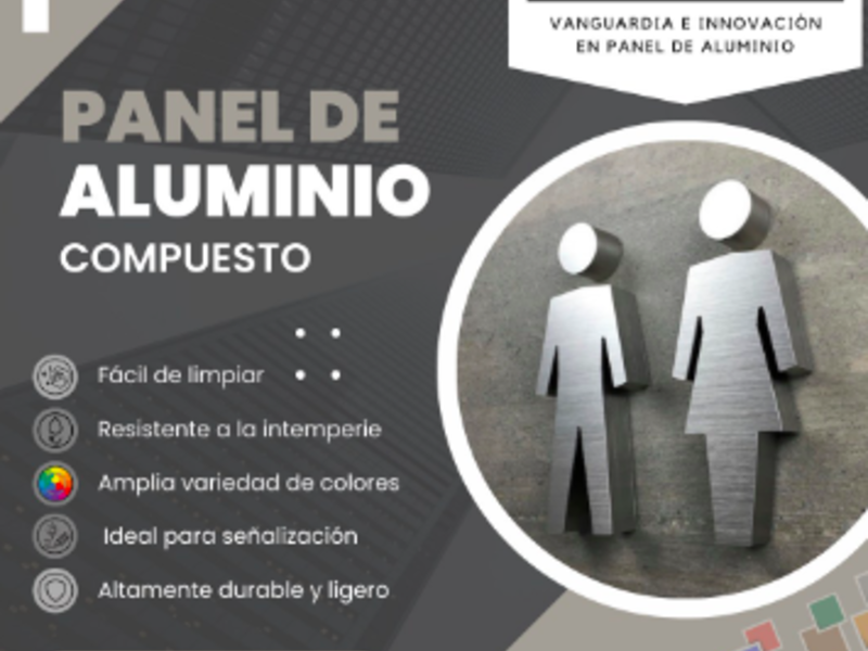 Aluminio Compuesto para Anuncios México