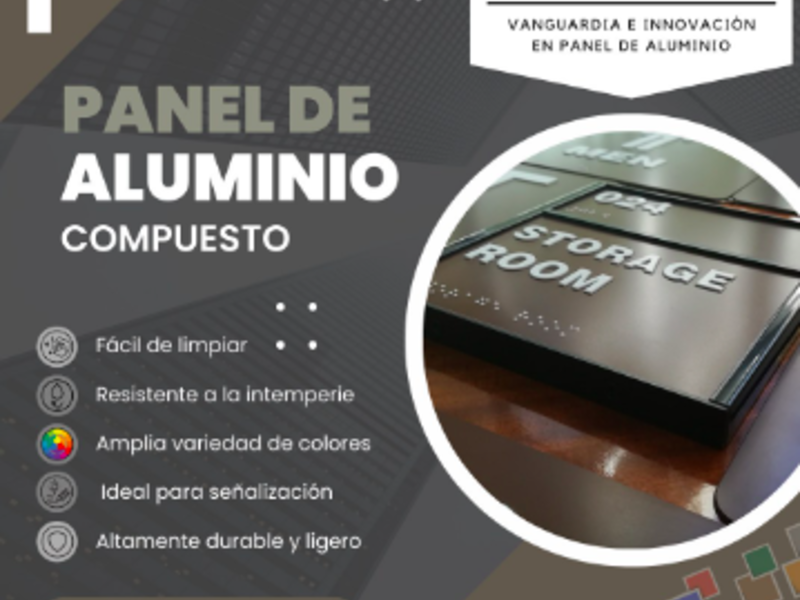Panel ACM muebles México