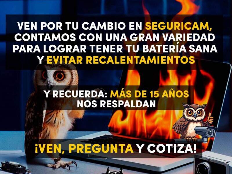 Baterías computadoras Mexico