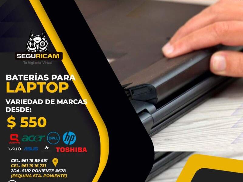 Baterías laptop Mexico