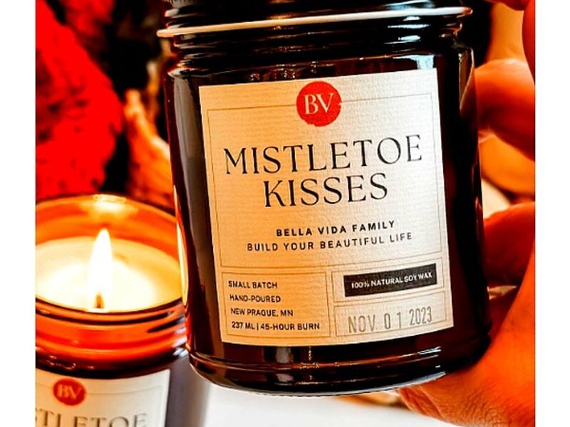 Vela Mistletoe Kisses Mexico