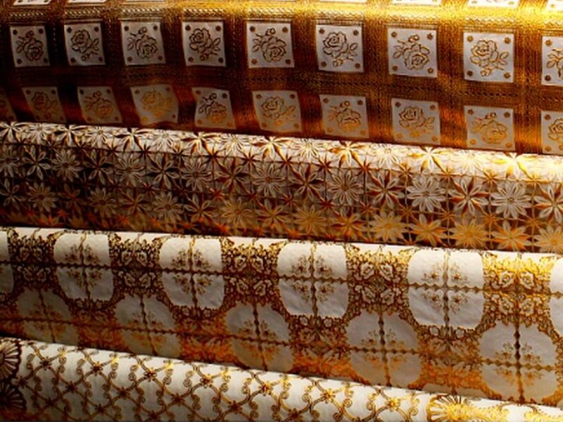 Tela Plastico Dorado Mexico