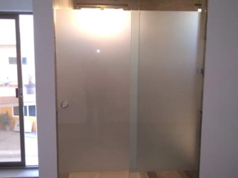 Cancel baño con vidrio templado México