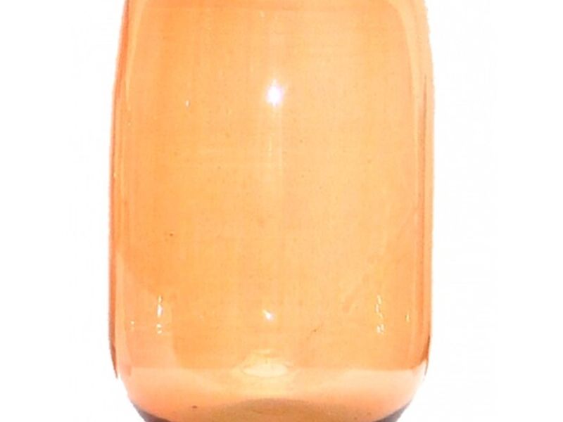 Jarrón vidrio mandarina Querétaro
